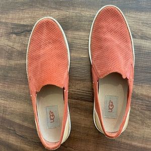 Orange/Rust Ugg Slide Sneakers Sz 7.5